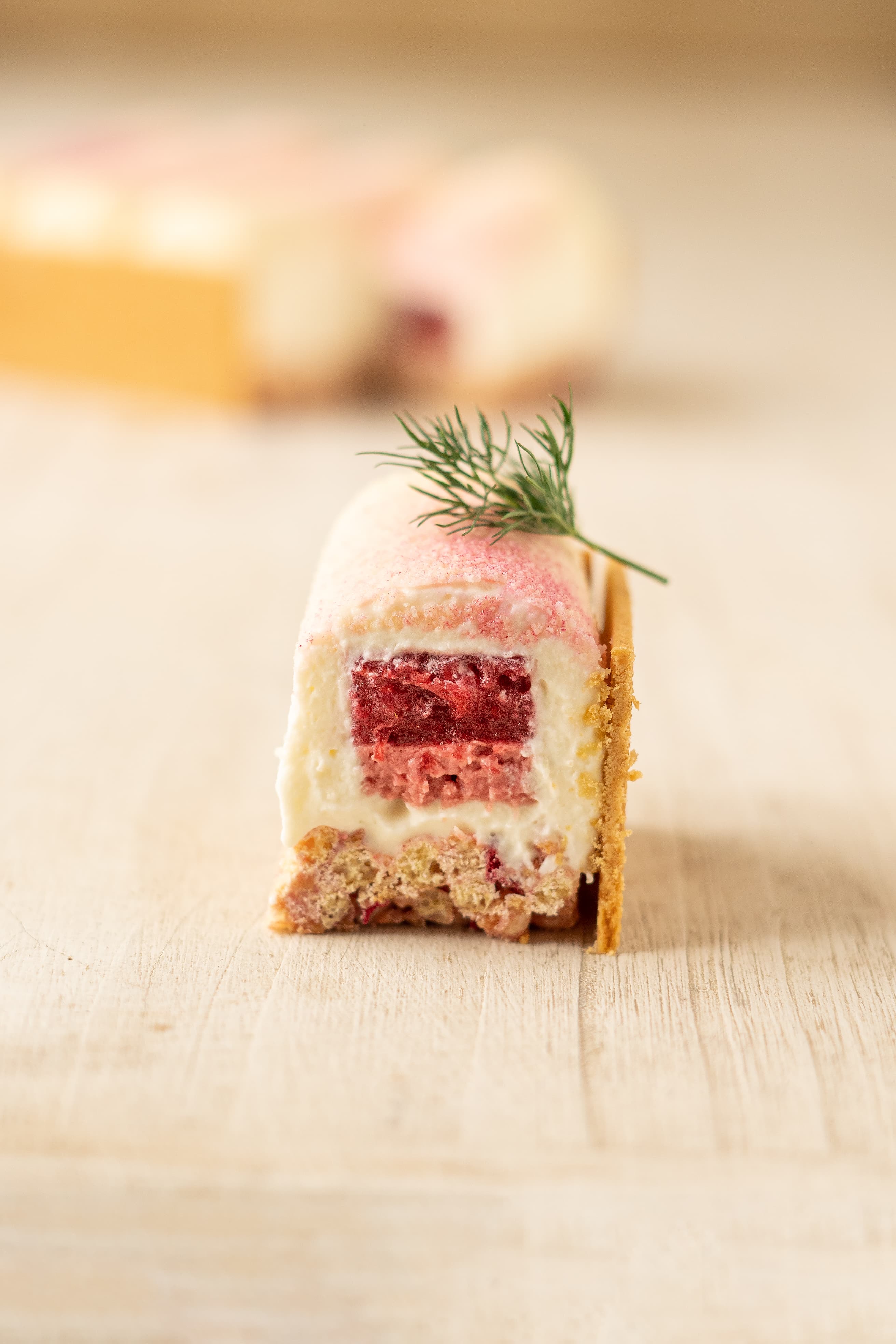 Bûche Rose — pastelería Belu Melamed